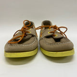 Sebago Size 10 Women's Tan Color Block Boat Shoes