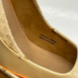 LAMB Size 6.5 Women's Tan orange Color Block High Heel Shoes