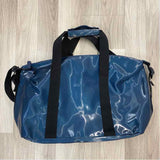 Rains Blue Solid Polyester Weekender Bag