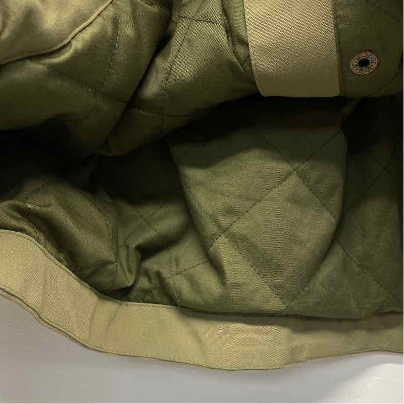 Duck Camp Women's Size M Green Solid Military Jacket