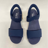 Skechers Size 7 Women's Navy Solid Strappy Sandals
