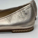 Sam Edelman Size 10.5 Women's Rose Gold Shimmer Ballet Flats Shoes