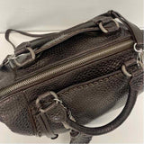 Brighton Josephine Brown Leather Solid Satchel Handbag