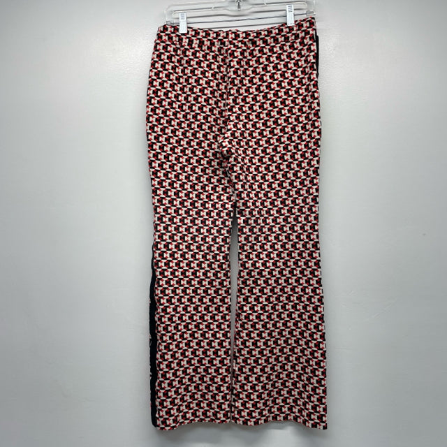 Maeve-Anthropologie Size S - 4 /6 Women's Red-Black Pattern Pull On Pants