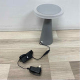 Modern Forms Table Top Gray Metal Lamp