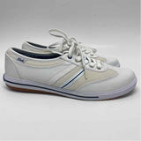 Keds Size 6.5 Women's White Lace Up Sneakers