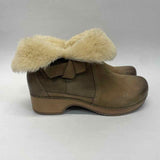 Dansko Size 38-7.5 Women's Beige Shearling Booties