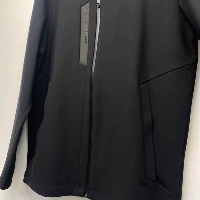 Spyder Women's Size Xl Black Solid Zip Up Jacket