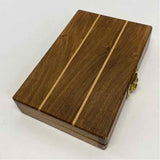 backgammon folding wood traveling box Game
