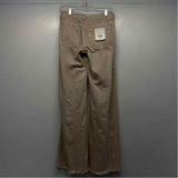 Flying Monkey Size 24- 0 Women's Beige Solid Wide Leg Jeans