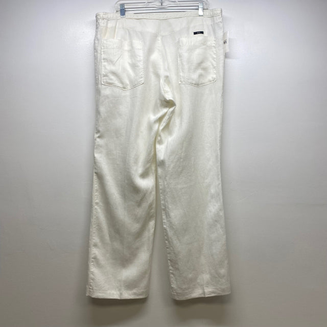 Hugo Boss Men's Size 36R White Linen Men's Pants