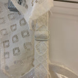 City Chic Size 2X-20 Women's Ivory Solid Maxi-Spaghetti Strap Dress