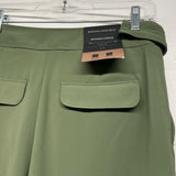 Banana Republic Size 4 Women's Green Solid Wide Leg Pants