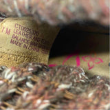 Comfortiva Size 7 Women's Brown Patchwork Ankle Booties