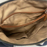 The Sak Navy Pebbled Leather Crossbody Handbag