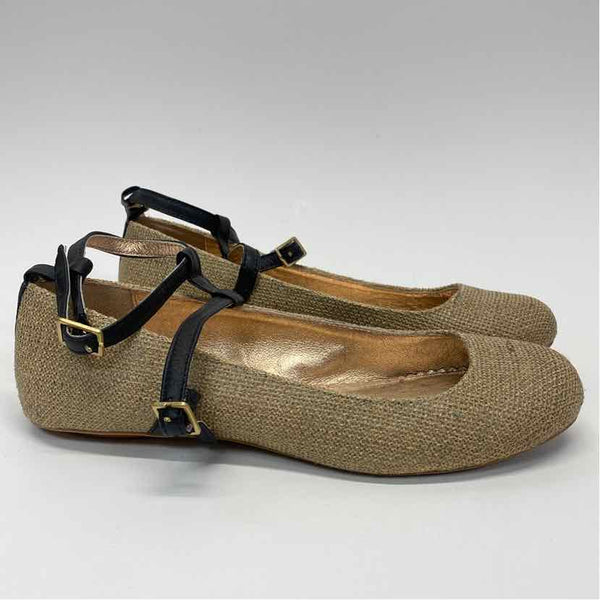 Miss Albright - Anthropologie Size 7 Women's Tan Solid Ballet Flats Shoes