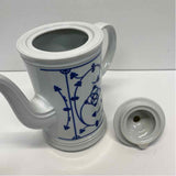 Mitterteich White-Blue Porcelain Pitcher