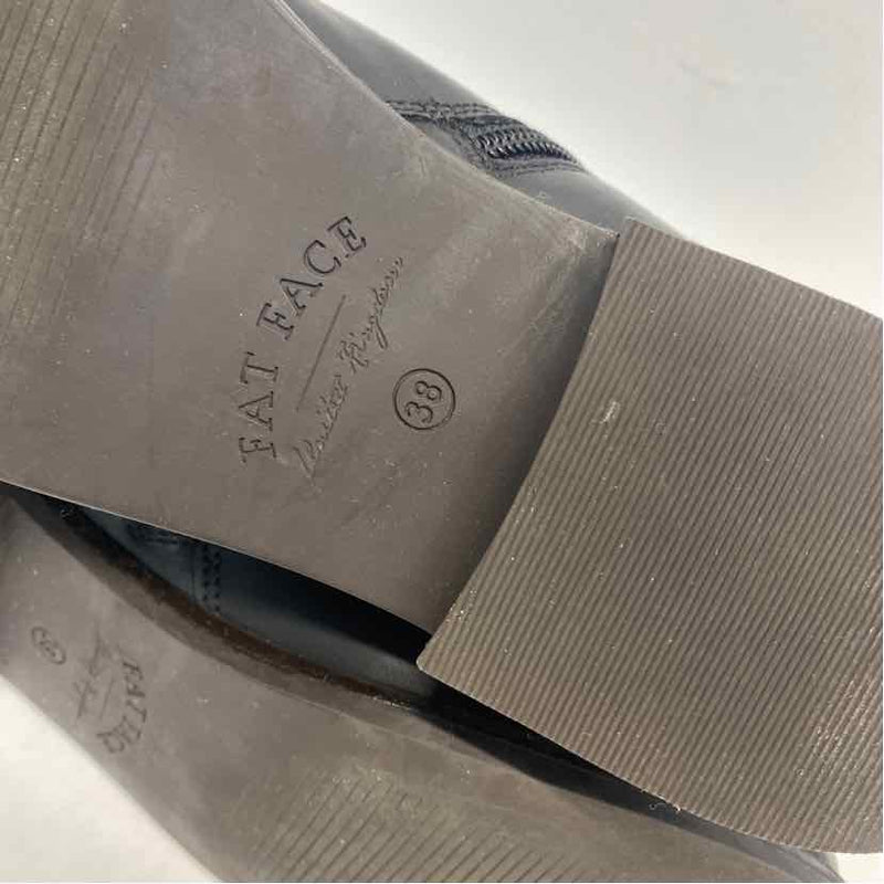 FatFace Size 7 Women's Black Solid Ankle Boots