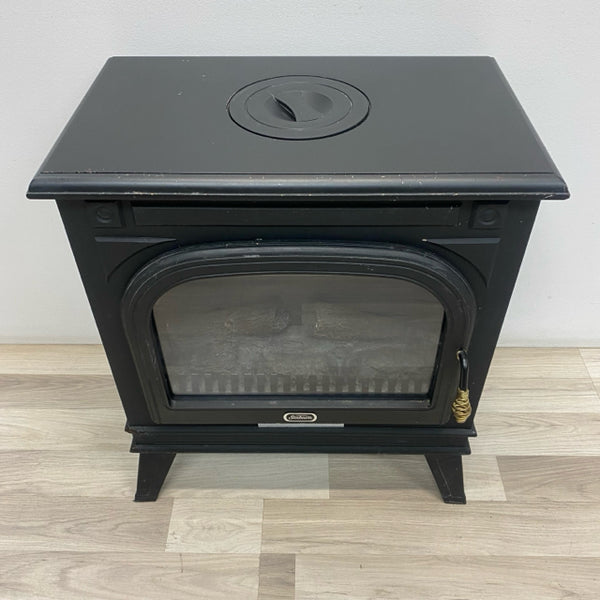Sunbeam Black Wood-Metal Fireplace
