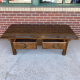 Brown Solid Wood Coffee Table