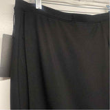 Betabrand Size L Women's Black Solid Faux Wrap Skort