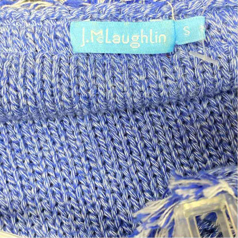 J.McLaughlin Size S Women's Blue Embroidered Button Up Sweater