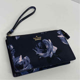 Kate Spade Navy-White Floral Clutch