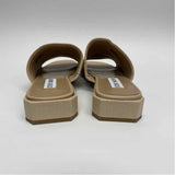 Steve Madden Size 7 Women's Beige Solid Slide Sandals