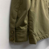 Duck Camp Women's Size M Green Solid Military Jacket