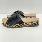 Naturalizer Size 7 Women's Black Pattern Slide Sandals