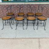 SET OF 8 Icecream Parlor Chairs