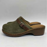 Born Size 11 Women's Green Solid Clog Shoes