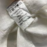 Inizio Italy Size M Women's White Patchwork Asymmetrical Sleeveless Top