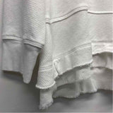 Wilt Size M Women's White Solid Pullover Long Sleeve Top