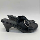 Nurture Size 7.5 Women's Black Solid Heel Sandals