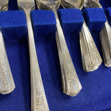 Oneida Silver Plated 64 Piece Flatware in Box
