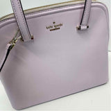 Kate Spade Lilac Solid Leather Satchel Handbag