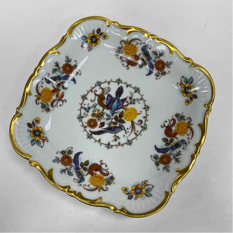 Royal Porzellan Bavaria KPM White-Multicolor Porcelain Dish