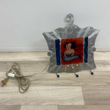 Mermaid Bella Luz Studio Sconce Silver-Red Metal Lamp
