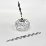 Waterford  Crystal Paperweight Pen Holder