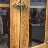White Clad Brown Pressed Wood Cabinet