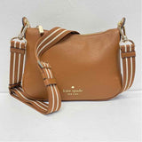 Kate Spade Caramel Pebbled Leather Crossbody Handbag
