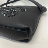 The Animal Rescue Site Black Faux Leather Cutout Crossbody Handbag