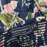 Vineyard Vines Size Xl Women's Blue-Pink Pattern Maxi Dress