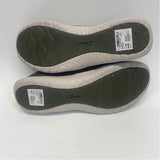 Clarks Size 8 Women's Olive Patchwork Slip On Shoes