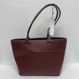 Dooney & Bourke Burgundy Leather Solid Satchel Handbag