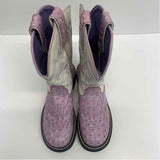 Ariat Size 6.5 Women's Lilac-White Embroidered Western Boots