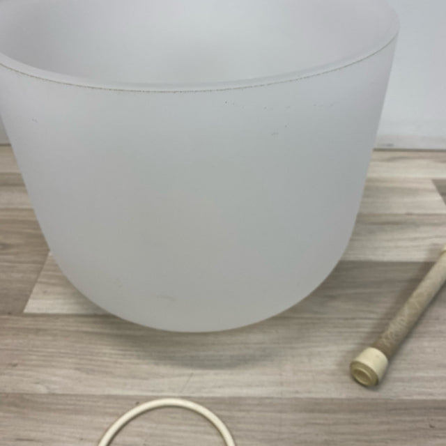 White Quartz Crystal Singing Bowl