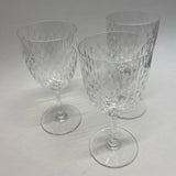 Baccarat Water Clear Crystal Glassware Set of 3