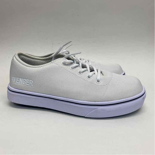 Avenger Work Boots Size 7.5 Women's White Solid Lace Up Sneakers
